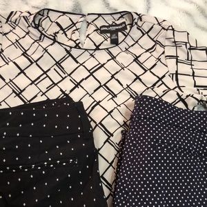 Bundle of Dress Trousers with Karl Lagerfeld Top